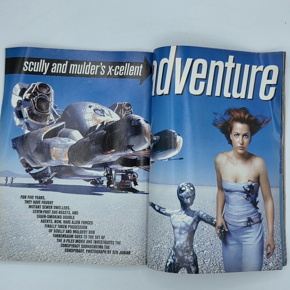 Vintage Details Magazine June 1998 X-Files Movie Exclusive Issue - Picture 8 of 12